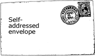 Self-addressed envelope